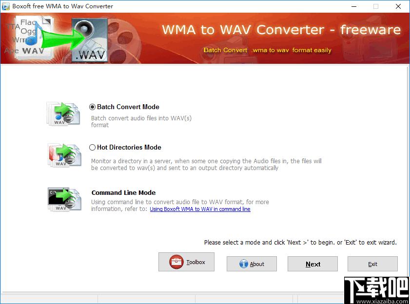 Boxoft WMA to Wav converter下载,音频转换,wma转换,格式转换