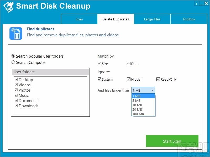 Smart Disk Cleanup下载,磁盘清理软件,磁盘清理