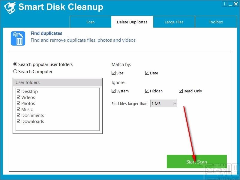 Smart Disk Cleanup下载,磁盘清理软件,磁盘清理