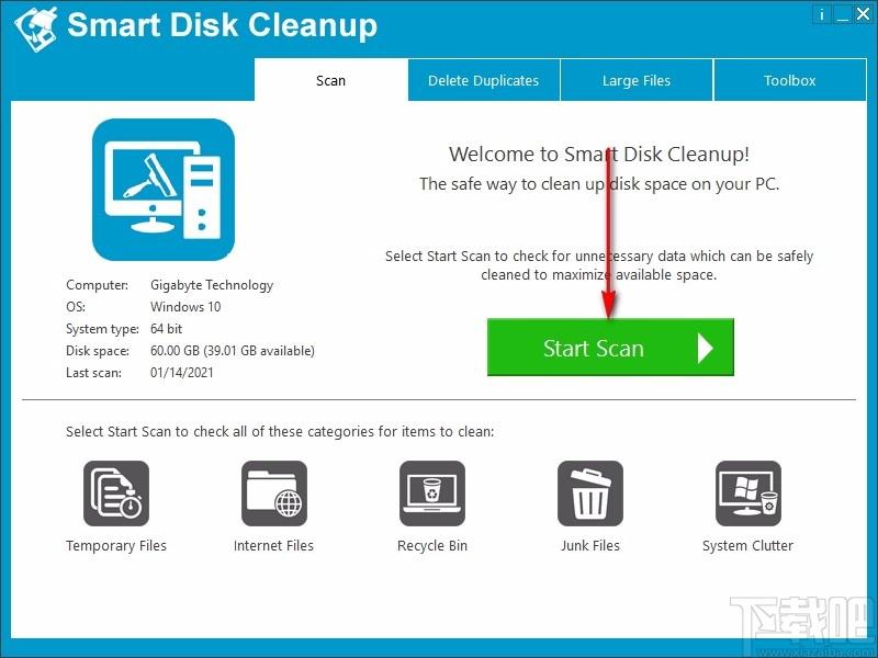 Smart Disk Cleanup下载,磁盘清理软件,磁盘清理