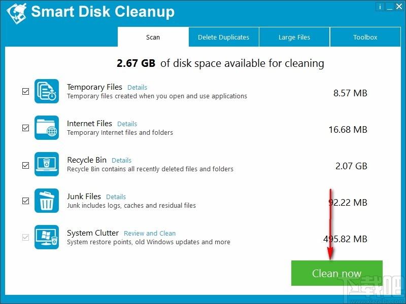 Smart Disk Cleanup下载,磁盘清理软件,磁盘清理
