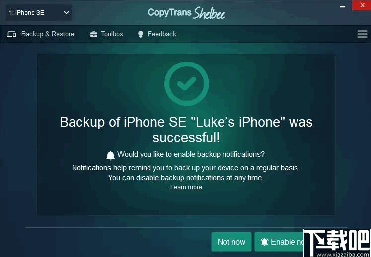 CopyTrans Shelbee下载,ios数据备份,备份软件