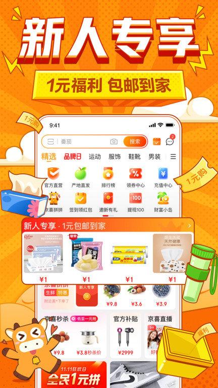 京东京喜官方版下载,京喜,电商app,购物app